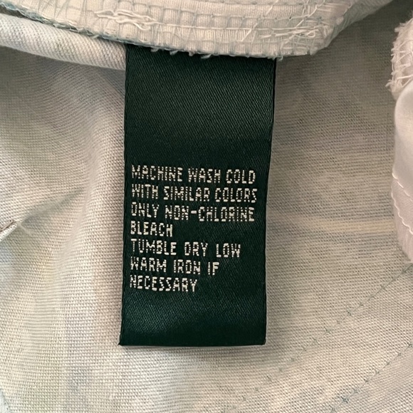 Crop Pants Paisley Print by Ralph Lauren Size 4 - Picture 5 of 5